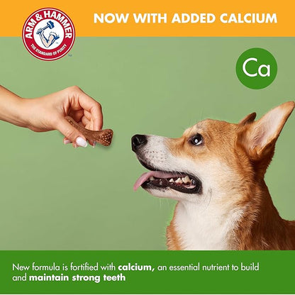 Arm & Hammer for Pets Nubbies Dental Treats Value Size - Baking Soda & Calcium Dog Dental Chews, Helps Scrub Plaque & Tartar While Chewing, Chicken Flavor, 139 Count, 52.8 Oz - 6 Pack