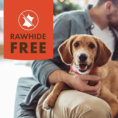 Pur Luv K9 Kraves Rawhide Free Bone Dog Treats, Chicken Flavor, Made with Real Chicken and Limited Ingredients, Healthy, Easily Digestible, Long Lasting, and High Protein Dog Treat, 20 Count