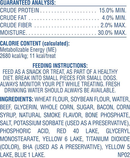 Canine Carry Outs Dog Treats, Bacon Flavor, 47 Ounce, Made with Real Bacon (Pack of 2)