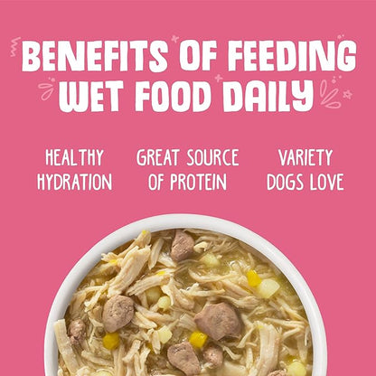 Weruva Classic Dog Food, Amazon Livin' with Chicken Breast & Chicken Liver in Pumpkin Soup, 14oz Can (Pack of 12)
