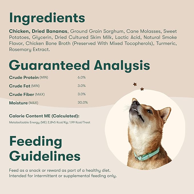Jinx Chicken Dog Training Treats – Healthy All-Natural Mini Bite-Sized Dog Treats for Training with Cage-Free Chicken - Pet Products for All Dogs (Puppies, Adults & Seniors) - 4oz