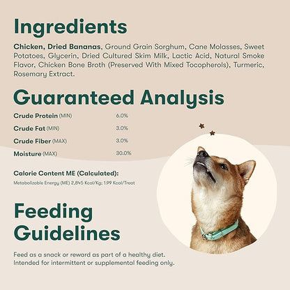 Jinx Chicken Dog Training Treats – Healthy All-Natural Mini Bite-Sized Dog Treats for Training with Cage-Free Chicken - Pet Products for All Dogs (Puppies, Adults & Seniors) - 4oz