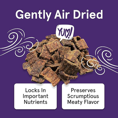 TRMC Real Meat Dog Treats - 12oz Bag of Bite-Sized Air-Dried Lamb & Liver Jerky for Dogs - Grain-Free Jerky Dog Treats Made up of 95% Free-Range, Grass Fed Lamb - All-Natural Dog Treats