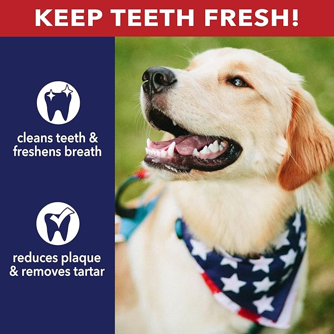 Pet Factory American Beefhide 5" Chip Rolls Dog Chew Treats - Natural Flavor, 50 Count/1 Pack