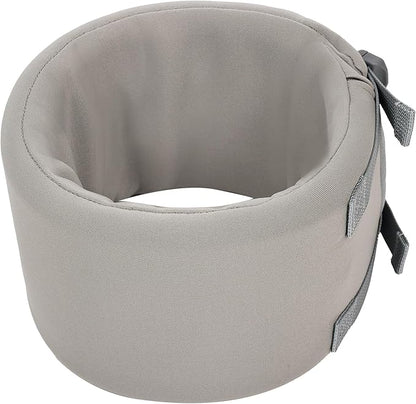Dog Neck Brace for Pet After Surgery Recovery Adjustable Breathable Neck Cervical Cone，Dog Cone Collar Recovery Head Cone for Small Medium Dogs Puppies Kittens with Spinal IVDD Lssues (Gray,M)