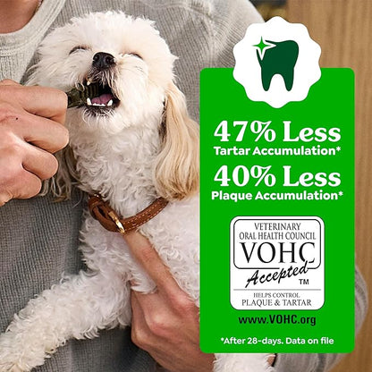 Greenies Veterinarian-Recommended Adult Natural Dental Dog Treats Teenie Size, Dog Dental Chews, Original Flavor, 3 oz. Pack, 11 Count