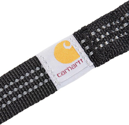 Carhartt Pet Durable Nylon Webbing Shock Absorbing Leash for Dogs, Reflective Stitching for Visibility, Black, Large