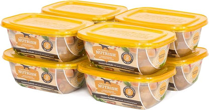 Nutrish Wet Dog Food Chicken Muttballs with Carrots, Rice Pasta & Spinach, No Corn, Wheat or Soy, 8 oz. Tub (Pack of 8) (Rachael Ray)