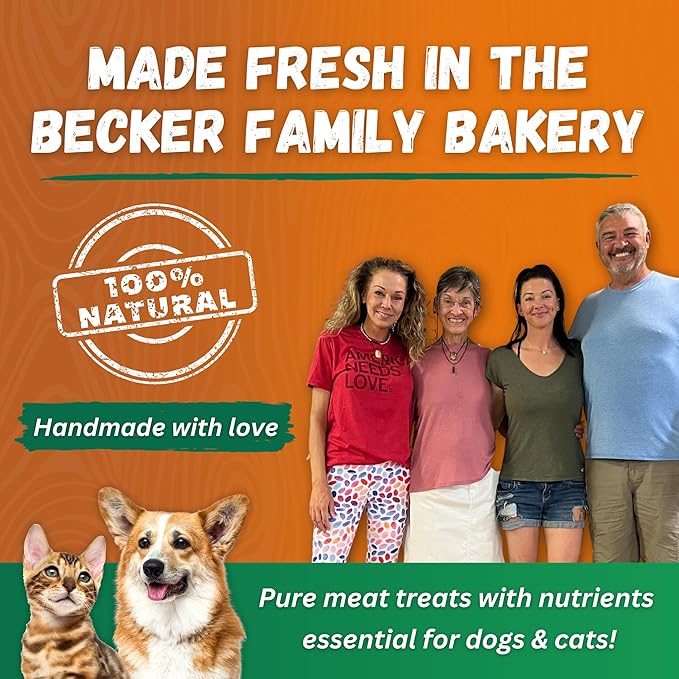 Dr. Becker's Original Beef Bites | 100% Pure Meat Protein | Grain Free Liver Training Treats for Dogs & Cats, 5 oz