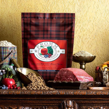 Fromm Four-Star Nutritionals Highlander Beef, Oats, & Barley Dog Food - Premium Dry Dog Food - Beef Recipe - 26 lb