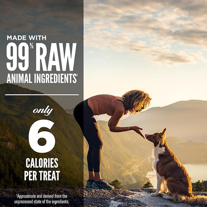 ORIJEN Grain Free High Protein Freeze Dried Dog Treats Regional Red Recipe 3.25oz Bag