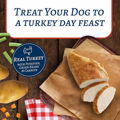 Blue Buffalo Family Favorites Adult Wet Dog Food, Made with Natural Ingredients, Turkey Day Feast, 12.5-oz Can (Pack of 12)