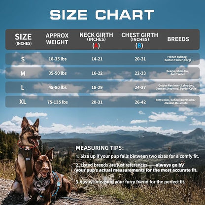 Auroth Tactical Dog Harness for Small Medium Dogs No Pull Adjustable Pet Harness Reflective K9 Working Training Easy Control Pet Vest Military Service Dog Harnesses Grey S