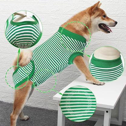 Dog Recovery Suit, After Surgery Wear for Pets Male Female, Professional Dog Onesie for Surgery for Abdominal Wounds Recovery Shirt, Substitute E-Collar & Cone Small