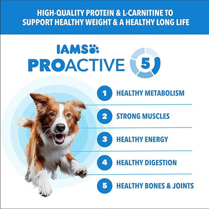 IAMS Proactive Health Healthy Weight Adult Dry Dog Food Chicken & Whole Grain Recipe, 5 lb. Bag