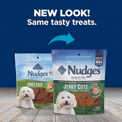 Blue Buffalo Nudges Jerky Cuts Natural Dog Treats Chicken Bag