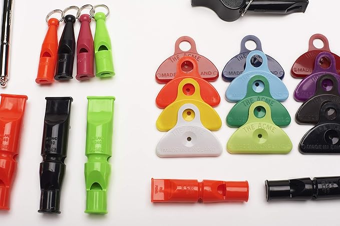 The Acme | Dog Training Whistle Nb. 576 Shepherd Mouth Whistle Plastic | Good Sound Quality, Weather-Proof Whistles | Designed and Made in The UK | Black