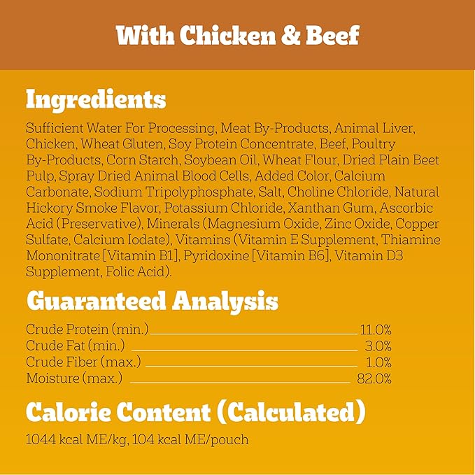 Pedigree High Protein Dog Food, Adult Wet Dog Food Pouches, Variety Pack, 3.5 oz. Pouches, 30 Count