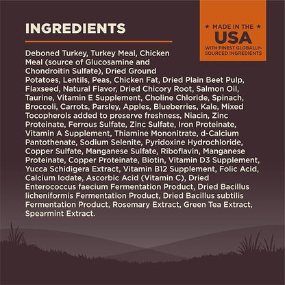 Wellness CORE Dry Dog Food, Grain-Free, High Protein, Original Turkey & Chicken Recipe, (35-Pound Bag)