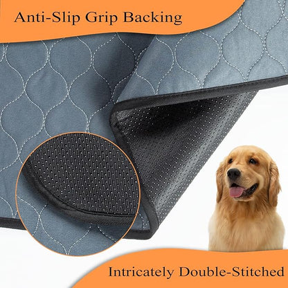 Bunlitent Washable Pee Pads for Dogs 5 Pack, 30x34, Reusable Puppy Pads, Washable Potty Pads with Quick Dry, Anti-Slip Dog Cat Pee Pads, Whelping Pads, Puppy Mat