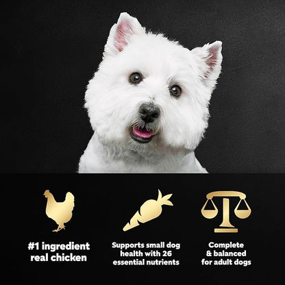 Cesar Small Breed Dry Dog Food for Small Dogs, Rotisserie Chicken Flavor and Spring Vegetables Garnish, 5 lb Bag