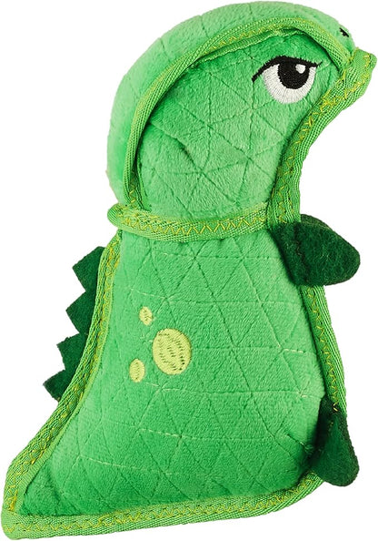 Outward Hound Xtreme Seamz Dino Squeaky Plush Dog Toy - Reinforced Dense Stuffing Plush Toy