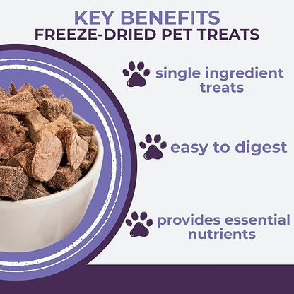 Momentum Carnivore Nutrition Freeze-Dried Pork Tenderloin Dog Treats & Cat Treats – Single-Ingredient, High-Protein, Grain-Free, Lean & Naturally Tender – Made in USA – 3.5 oz Bag