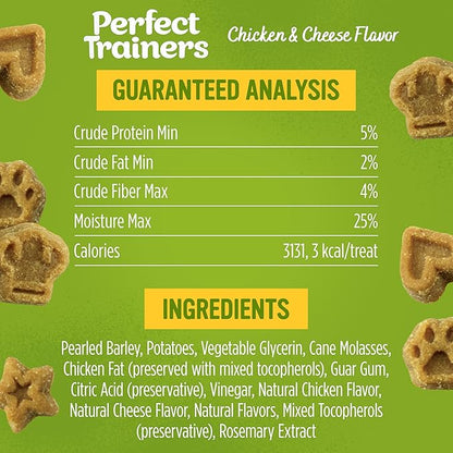 Blue Dog Bakery Natural Dog Treats, Perfect Trainers, Low Calorie Dog Training Treats, Chicken & Cheese Flavor, 6oz, 8 Count