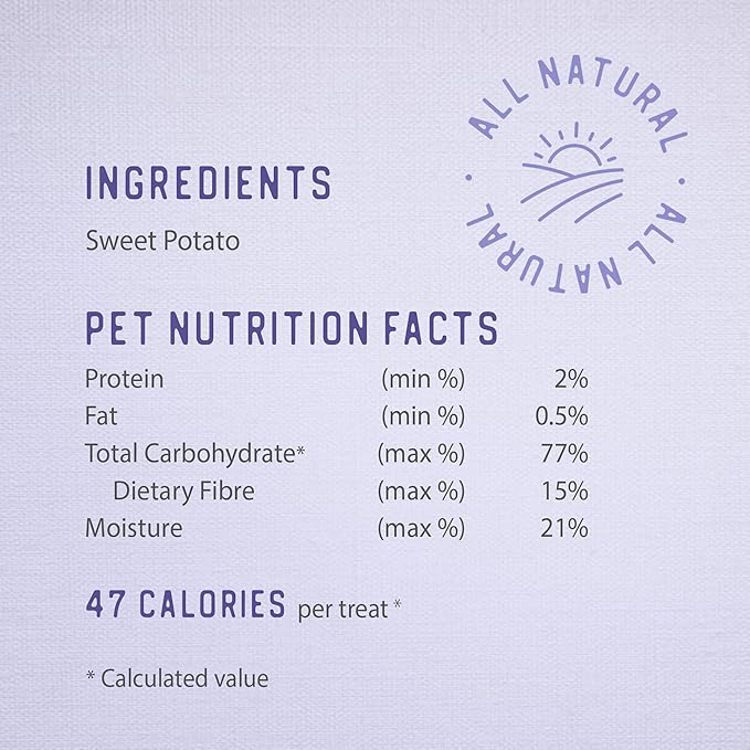 Caledon Farms Sweet Potato Chews for Dogs 9.3 OZ (Pack of 2)