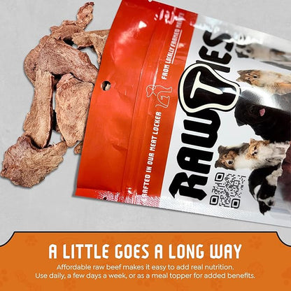 Premium Freeze-Dried Variety Pack - Beef Liver, Heart and Patties for Dogs – 100% USA-Sourced Raw Meat Dog Food – Grain-Free, No Fillers, High Protein Nutrition for Small & Large Breeds