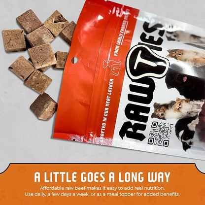 Premium Freeze-Dried Raw Beef Liver for Dogs – 100% USA-Sourced Raw Meat Dog Food – Grain-Free, No Fillers, High Protein Nutrition for Small & Large Breeds, 2 Pack