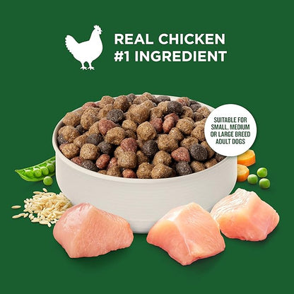 Nutrish Rachael Ray Adult Dry Dog Food Real Chicken & Veggies Recipe, 40 lb. Bag (Packaging May Vary)