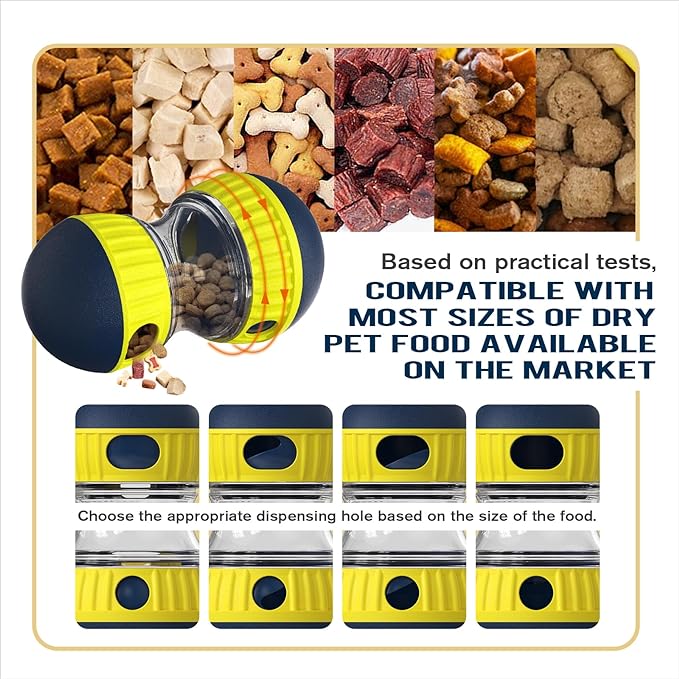 TLKNG Extra-Large Size Dog Enrichment Toy for Medium/Large Aggressive Chewer Breed Dogs Treat Dispenser Ball & Food Dispensing Toys & Puzzles Slow Feeder & Mental Stimulation,Ultimate Boredom Buster