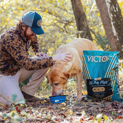 VICTOR Super Premium Dog Food – Hi-Pro Plus Dry Kibble – High Protein Dog Food with 30% Protein – Beef, Chicken, Pork, Fish Meals, Gluten Free - for High Energy and Active Dogs & Puppies, 50lbs