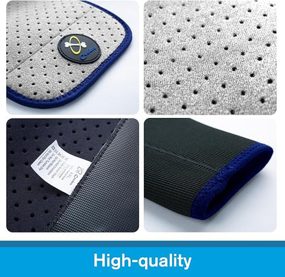 Coodeo Dog Recovery Sleeves, Cone Collar Alternative, Abrasion Resistant Dog Recovery Suit, Washable 2.5mm Thick and Waterproof, Pet Wounds Prevent Licking, Biting (Grey, XL)