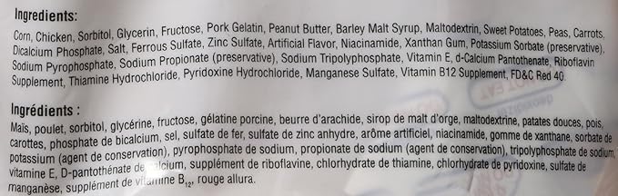 SmartBones Medium Bones With Real Peanut Butter Rawhide-Free Chews For Dogs, 4 Count