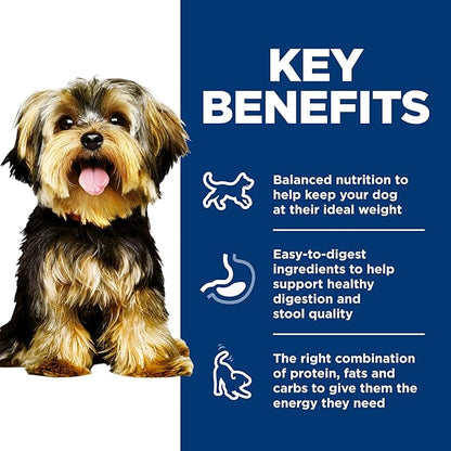 Hill's Science Diet Adult 1-6 Small & Mini Wet Dog Food, Beef & Barley, 5.8 oz. Cans, 24-Pack