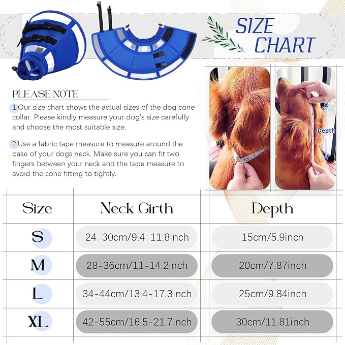 Dora Bridal Dog Cone Collar for Small Dogs After Surgery, Soft Comfy Recovery Pet Cone Alternative, Adjustable Elizabethan Collar for Dogs to Stop Licking, Blue, S