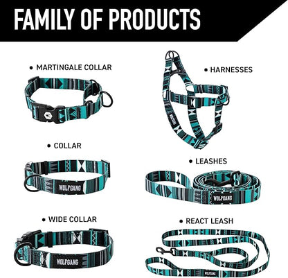 Wolfgang Heavy Duty Dog Leash, Pull-Tested for Walking & Training, WesternSky Print, Small