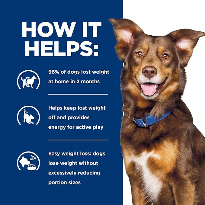 Hill's Prescription Diet Metabolic Weight Management Dry Dog Food, Chicken, 17.6 lb. Bag