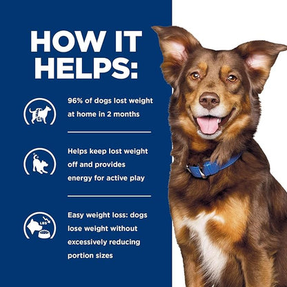 Hill's Prescription Diet Metabolic Weight Management Dry Dog Food, Chicken, 27.5 lb. Bag