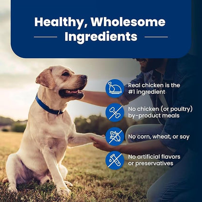 Blue Buffalo Life Protection Formula Senior Dry Dog Food, Supports Joint Health and Mobility, Made with Natural Ingredients, Chicken & Brown Rice Recipe, 34-lb. Bag