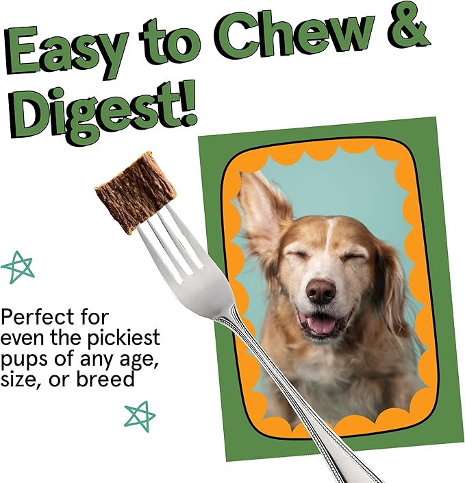 Real Meat Air Dried Dog Food w/ Real Beef - Four 5lb Bags of USA-Crafted Grain-Free Real Meat Dog Food Sourced from Hormone-Free, Grass-Fed Beef - Digestible, Natural, High Protein