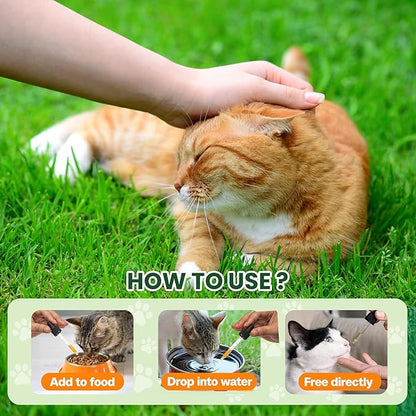 Cat & Kitten Dewormer for All Wormers, Pyrantel Pamoate, Roundworms & Hookworms, Liquid, 100ml