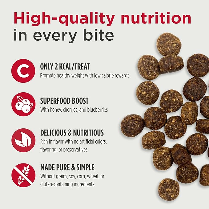 Nulo Trainers Salmon Recipe Grain-Free Low-Calorie Healthy Dog & Puppy Training Treats, 16 Ounce Pouch