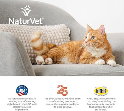 NaturVet – Digestive Enzymes for Cats Plus Probiotics – 60 Soft Chews – Helps Support Diet Change & A Healthy Digestive Tract – Aids in the Absorption of Vitamins & Minerals – 30 Day Supply