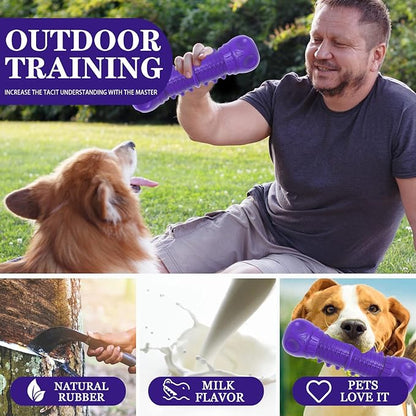 ZIKATON Dog Squeaky Toys for Aggressive Chewers, Durable Chew Toys for Large Medium Breed Dog, Dog Toys, Tough Durable Dogs Toys with Natural Rubber