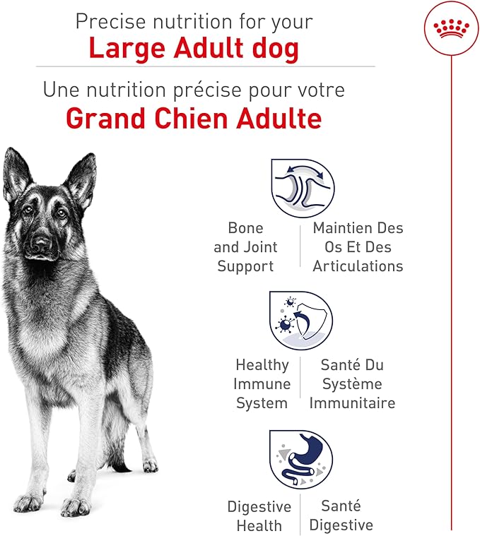 Royal Canin Size Health Nutrition Large Adult Dry Dog Food, 40 lb Bag