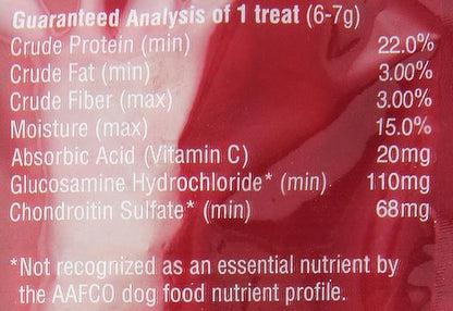 Loving Pets Gourmet All Natural Premium Chicken-Wrapped Sweet Potato Biscuit with Glucosamine and Chondroitin, Dog Treats, 8oz