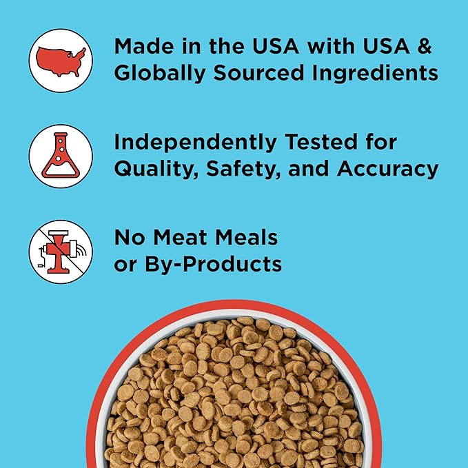 BIXBI Liberty Grain-Free Dry Dog Food, Beef Recipe – Fresh Meat, High Protein, No Meat Meals – USA Made, 4 lbs